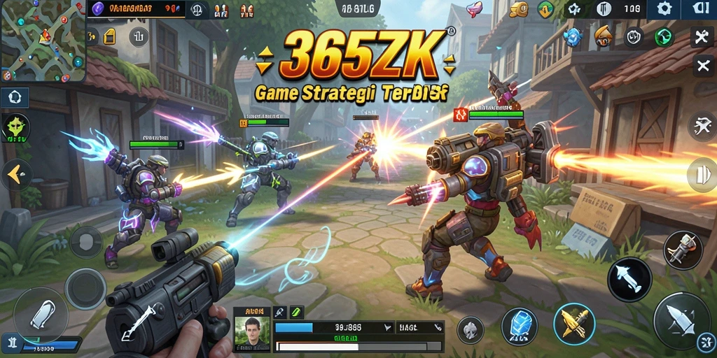 Tampilan gameplay mendebarkan dalam 365ZK dengan strategi mendalam.