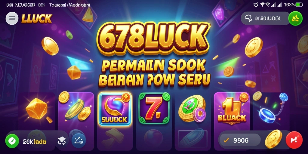 Screenshot gameplay yang menunjukkan keseruan permainan Slot 678LUCK.
