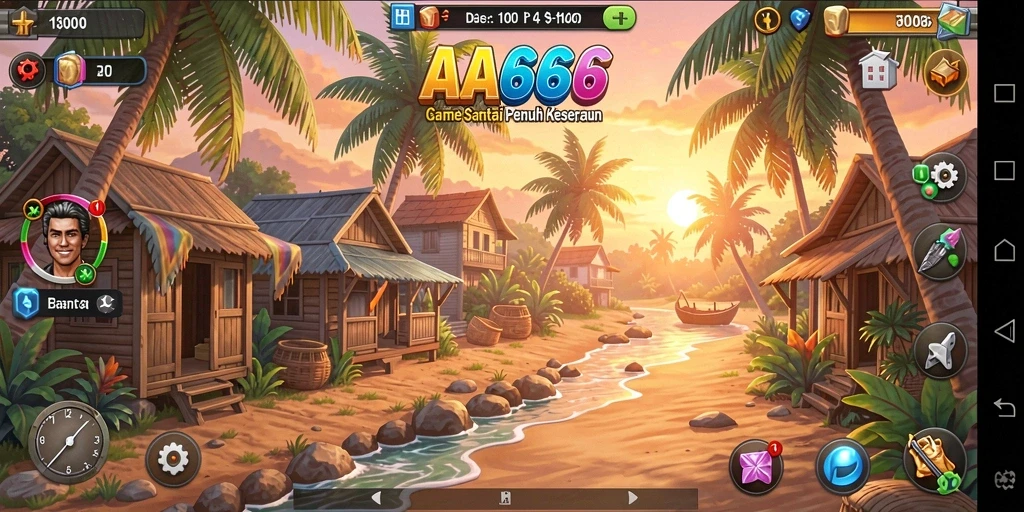 Tampilan gameplay <strong>AA666</strong> yang ceria dan menarik.