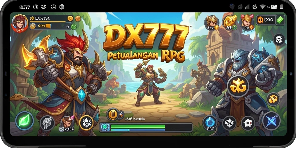 Tampilan gameplay IDX777 yang penuh warna dan aksi seru.