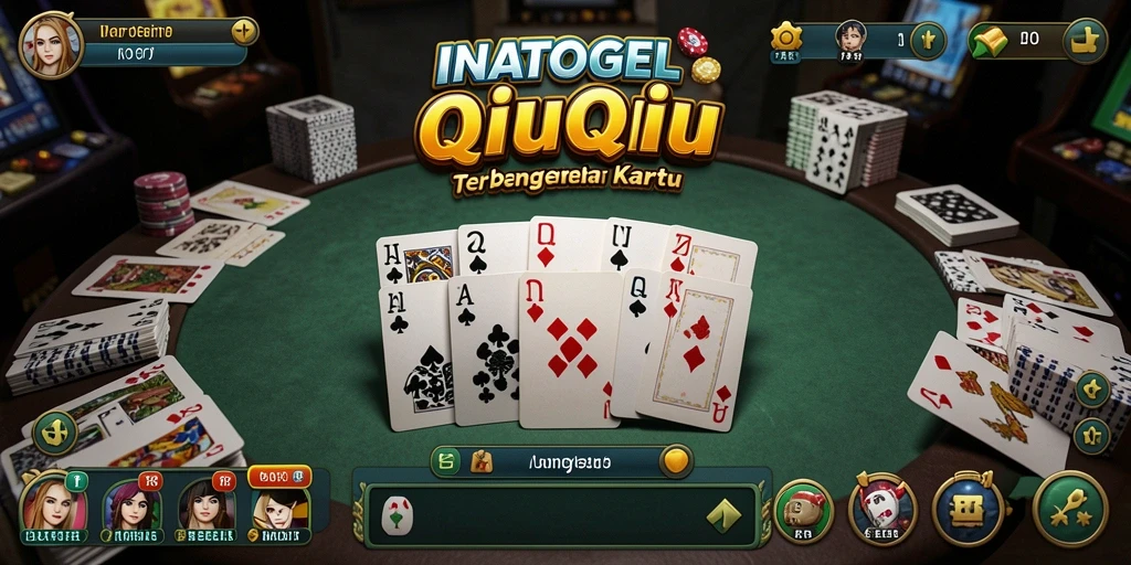 Tampilan menarik permainan QiuQiu di INATOGEL.