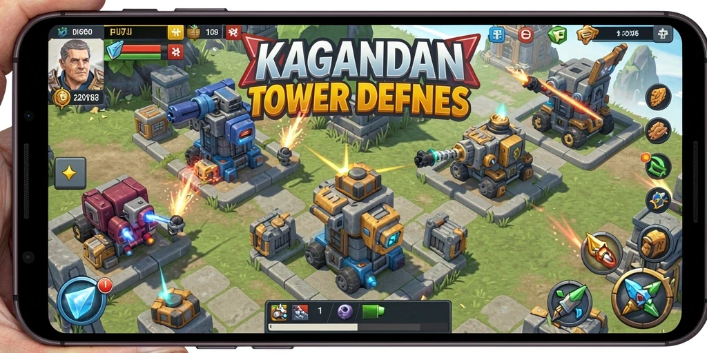 Gameplay intens KAGANDAN dalam Tower Defense yang menantang.