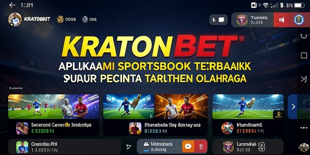 Tampilan antarmuka KRATONBET yang menawan dengan opsi taruhan menarik.
