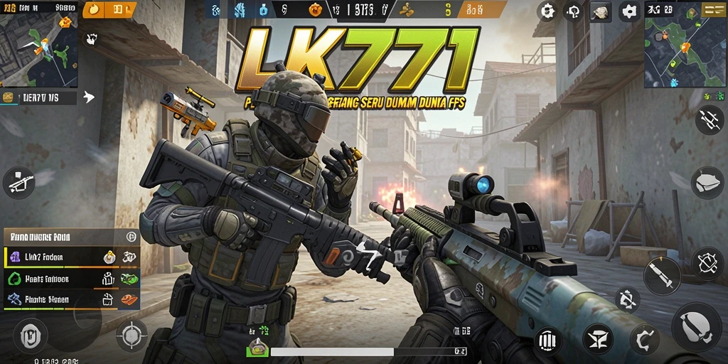 Gameplay intens dengan aksi cepat dalam LK777.