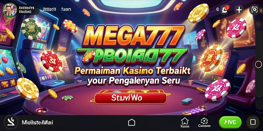 Tampilan gameplay menarik dari MEGA777 yang penuh keseruan dalam Kasino.