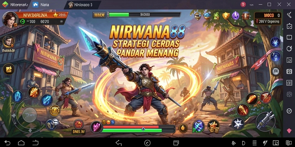 Tangkapan layar utama NIRWANA88 menampilkan strategi pertempuran yang mendebarkan.