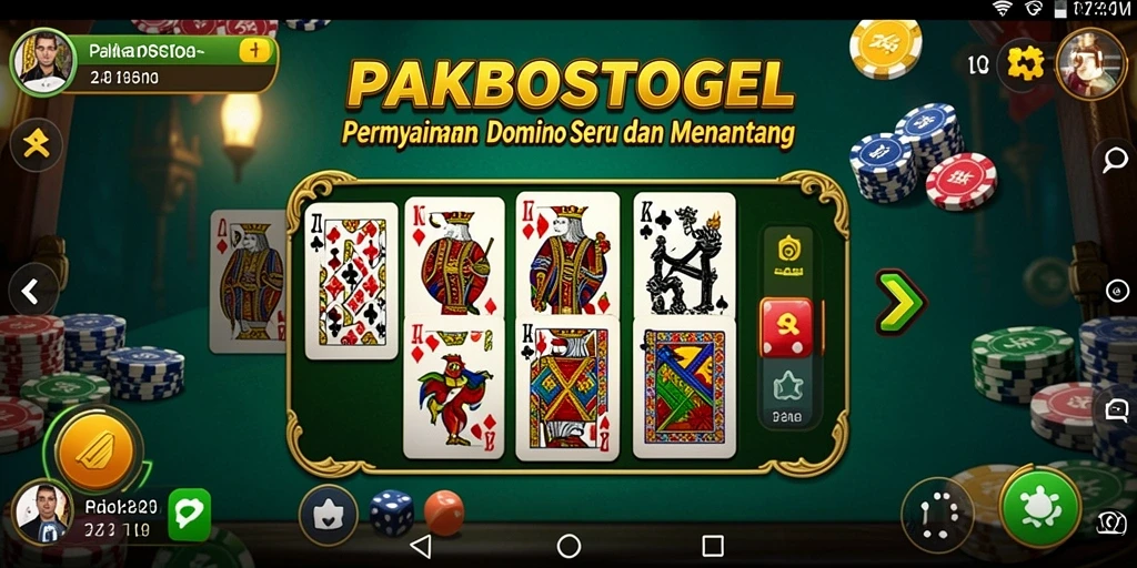 Tampilan gameplay PAKBOSTOGEL yang seru dan interaktif.