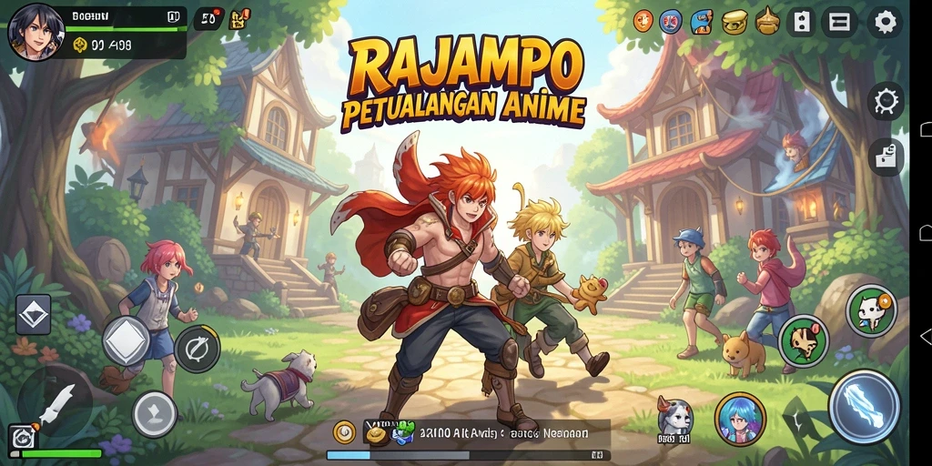 Tampilan gameplay menarik dan seru dari RAJAMPO.