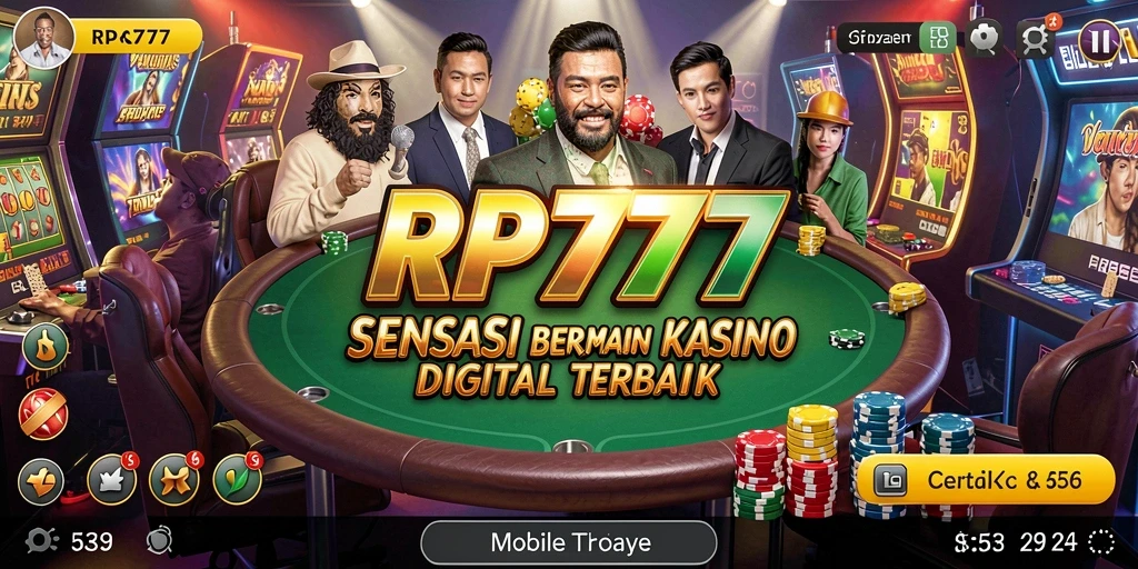 Tampilan menarik dari gameplay Kasino di RP777.