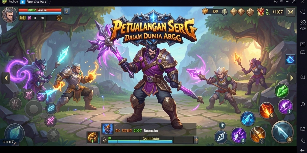 Tangkapan layar gameplay ARPG yang menampilkan aksi seru dan karakter yang dinamis.