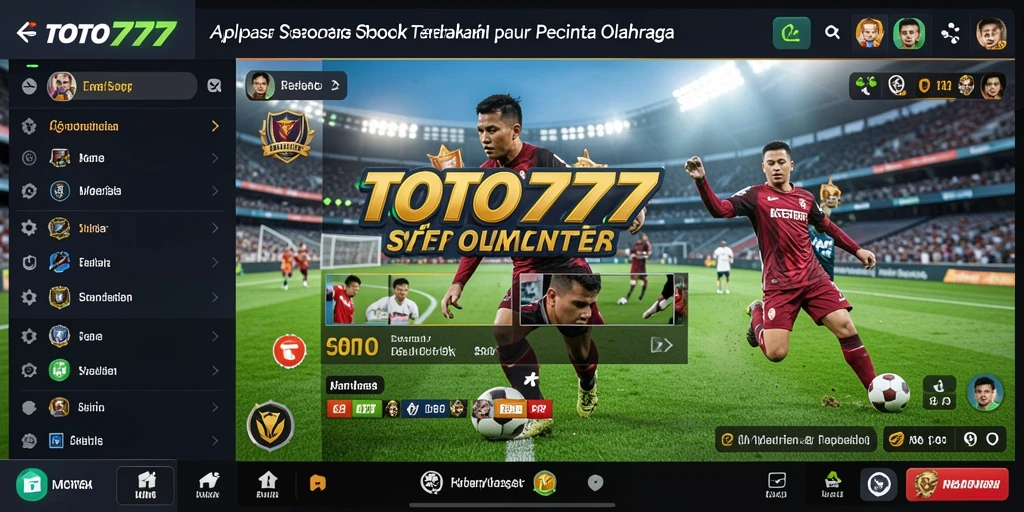Tampilan menarik dari gameplay TOTO777 dengan fitur Sportsbook yang lengkap.