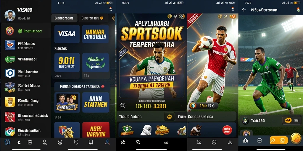 Tampilan gameplay aplikasi Sportsbook VISA89 yang seru dan interaktif.