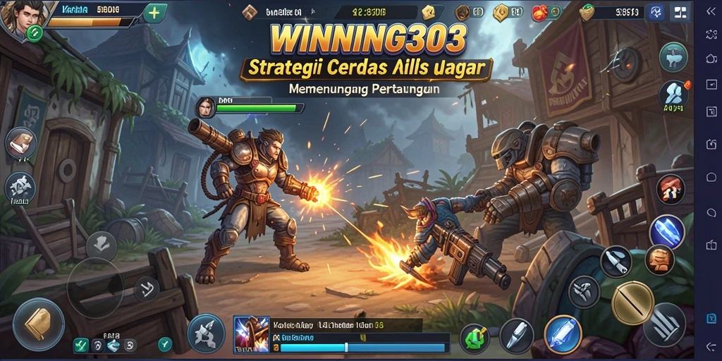 Tangkapan layar menunjukkan intensitas gameplay strategi di WINNING303.